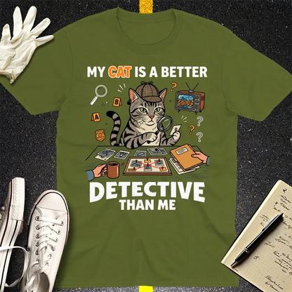 Cat Detective T-Shirt