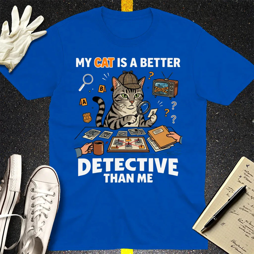 Cat Detective T-Shirt