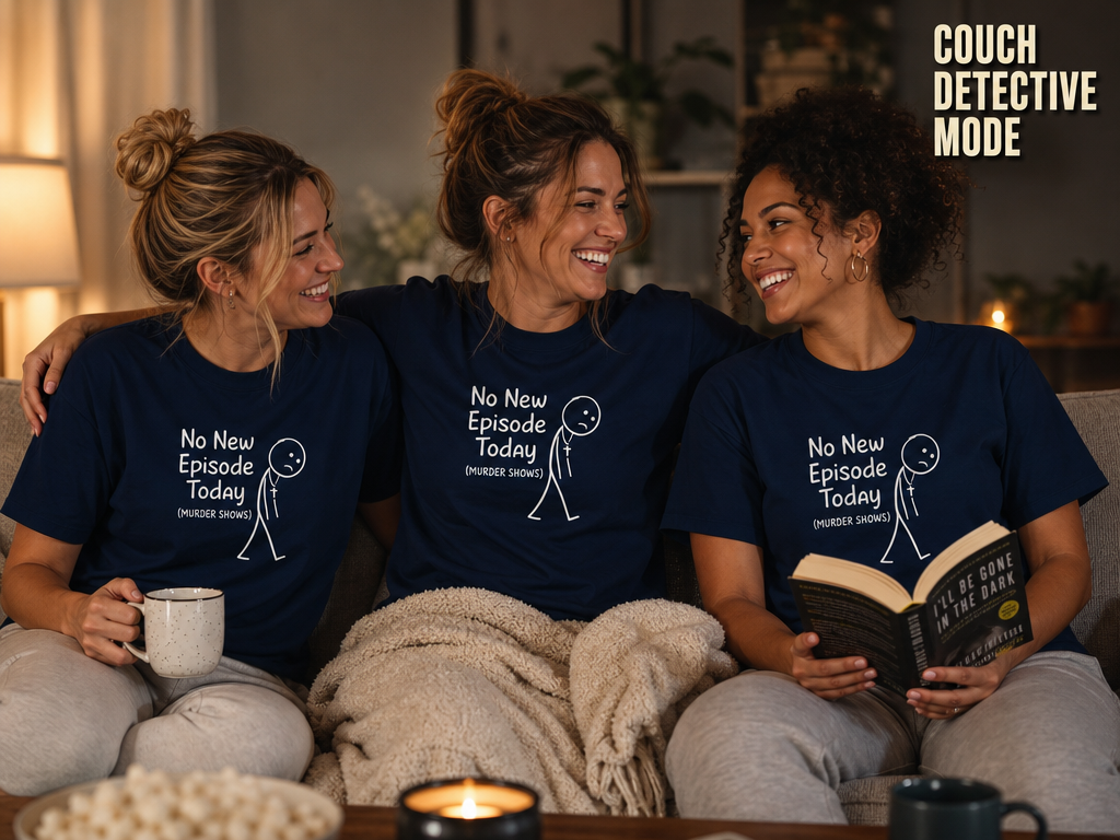No New Episode Sad Stickman T-Shirt_group_shot