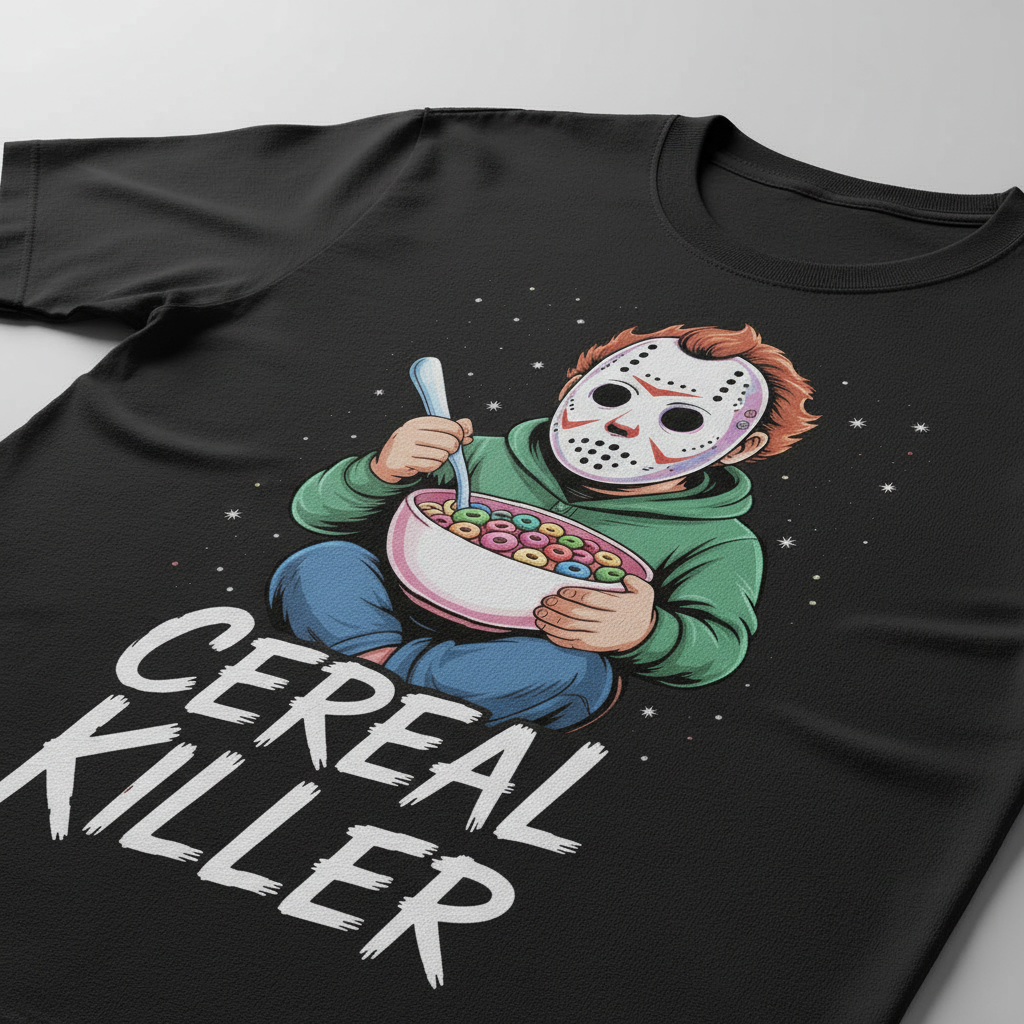 Cereal Killer T-Shirt_closeup