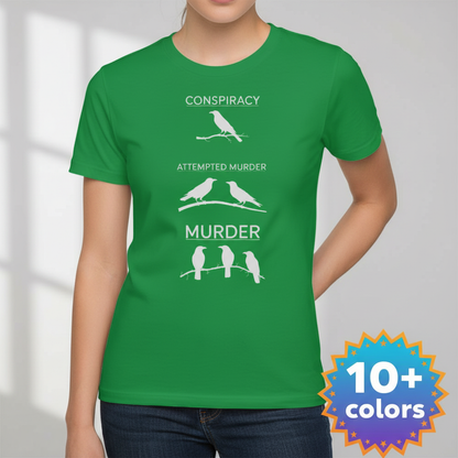 Crow Crime Scene T-Shirt_badge