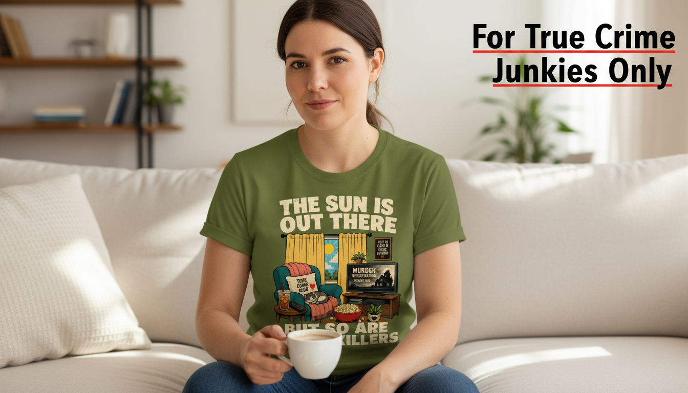 The Sun Is Out There But So Are Serial Killers T-Shirt__lifestyle