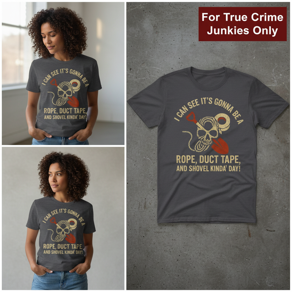 Rope, Duct Tape & Shovel T-Shirt_3_panel