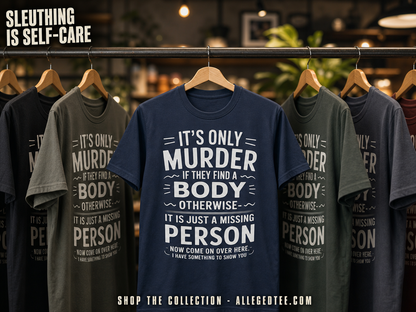 No Body No Crime T-Shirt_boutique_rack