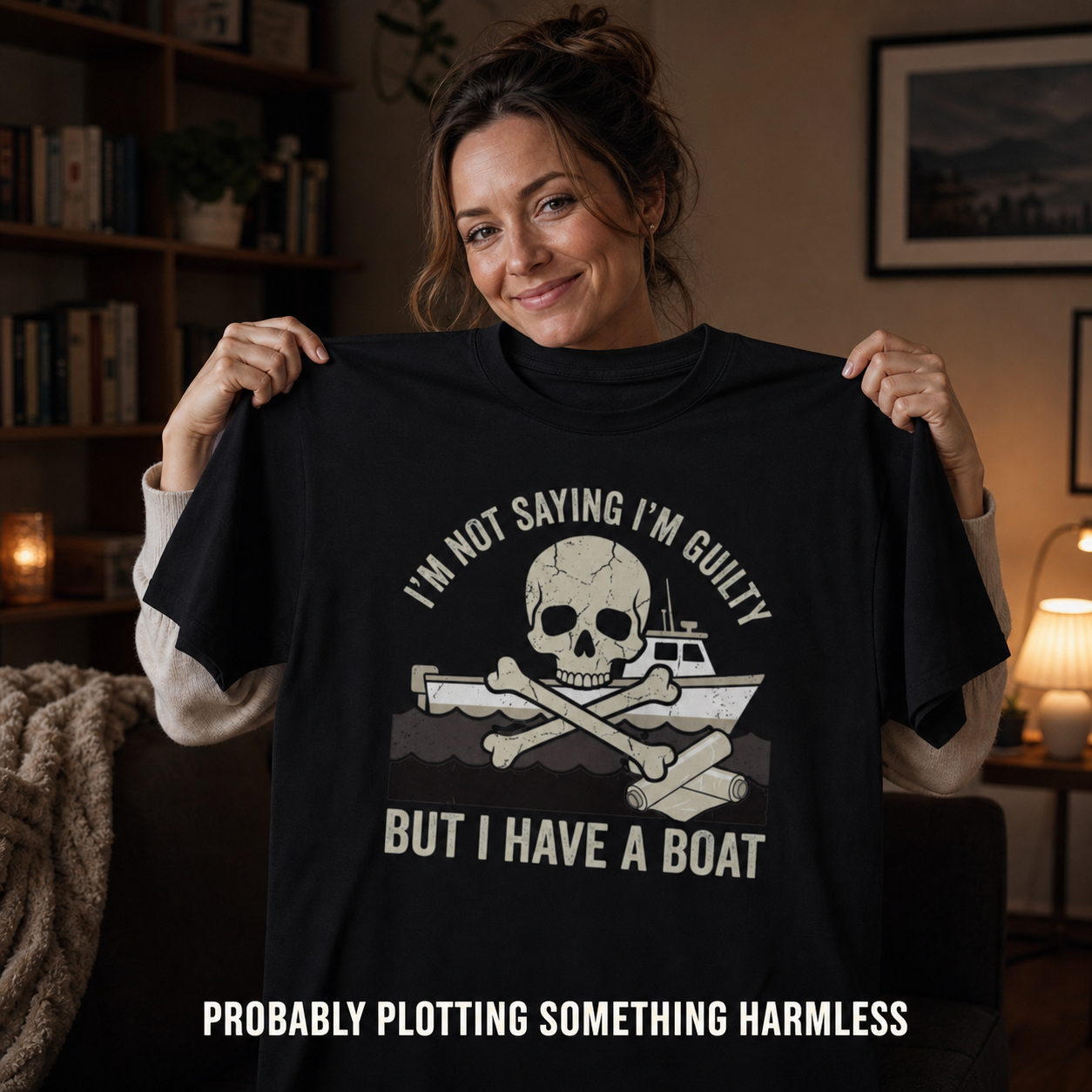I’m Not Saying I’m Guilty Boat Humor T-Shirt_ugc_holdup