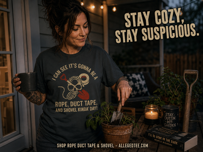 Rope, Duct Tape & Shovel T-Shirt_contextual