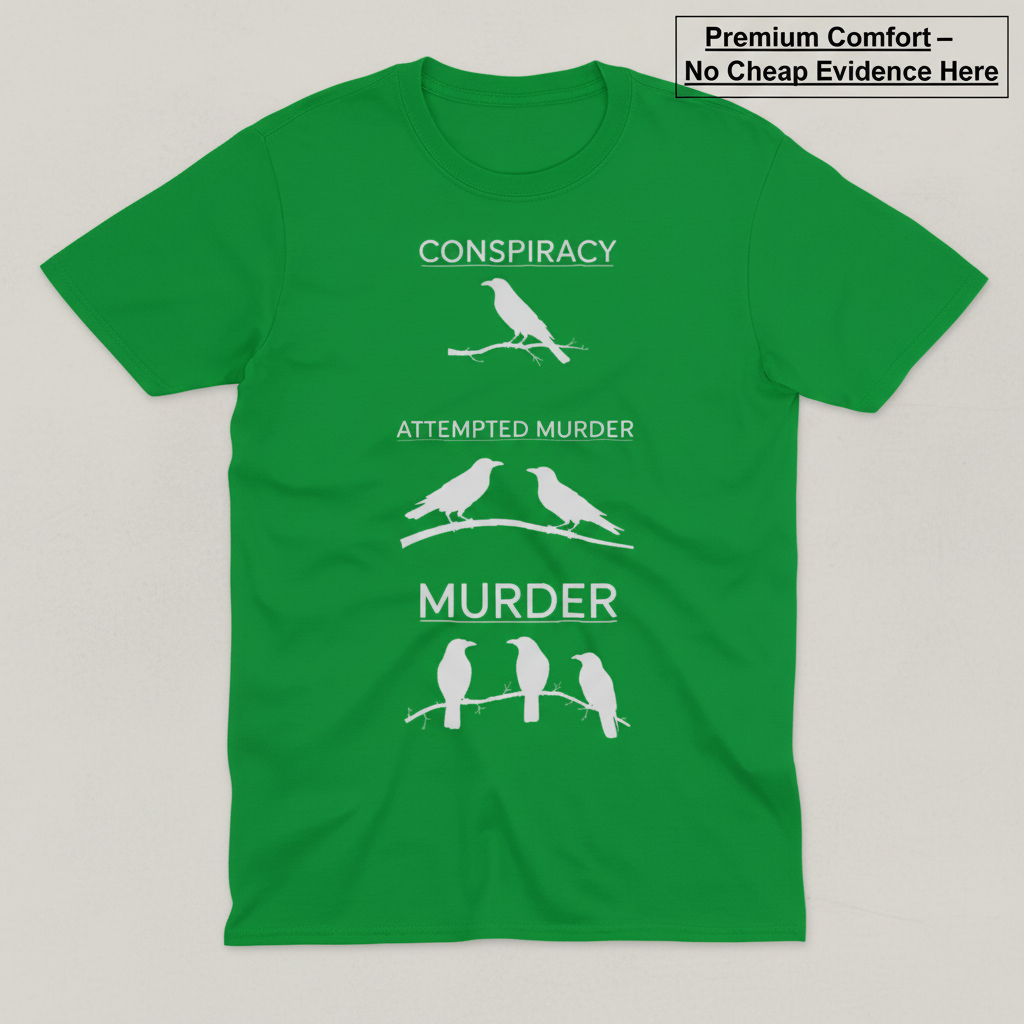 Crow Crime Scene T-Shirt_clean