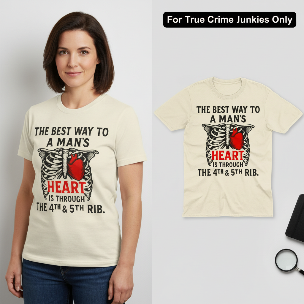 Shortcut To A Man's Heart T-Shirt_model_flat