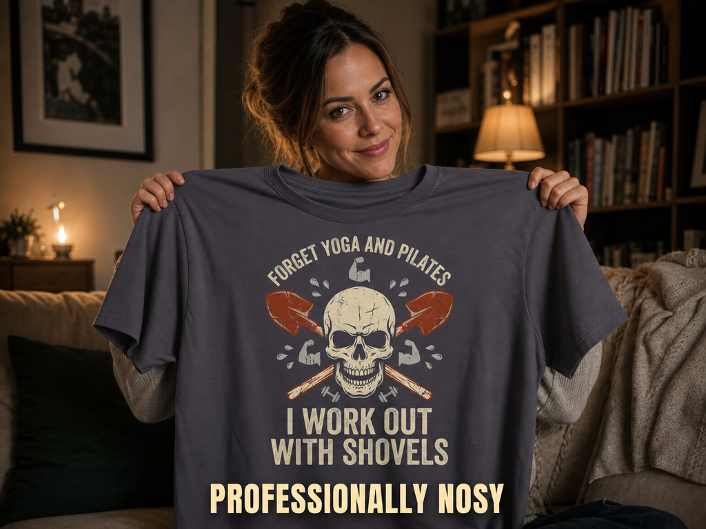 Shovel Workout Skull T-Shirt_ugc_holdup