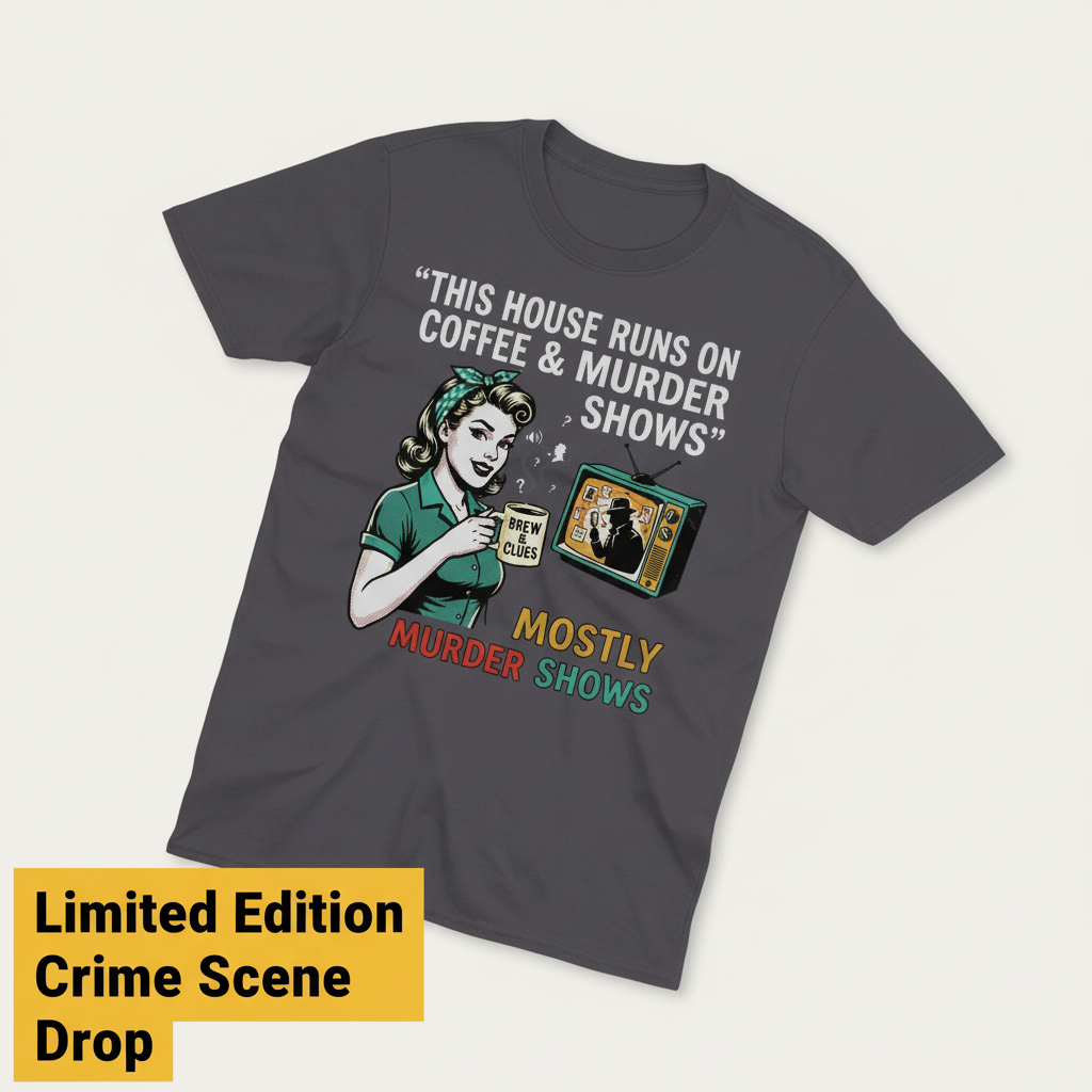 Coffee & Murder Shows T-Shirt__space