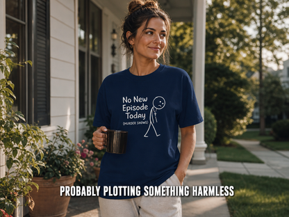 No New Episode Sad Stickman T-Shirt_active_outdoor