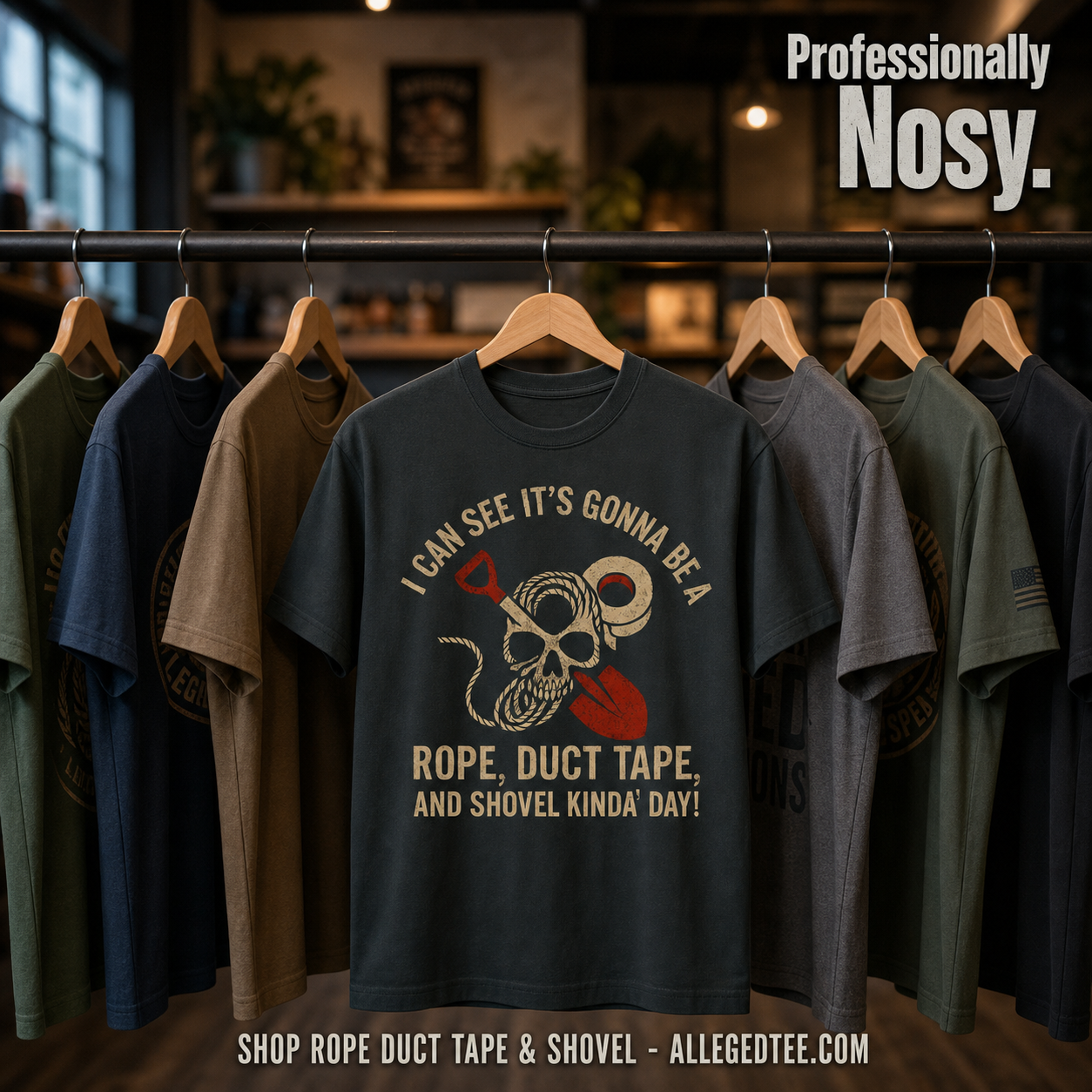 Rope, Duct Tape & Shovel T-Shirt_boutique_rack