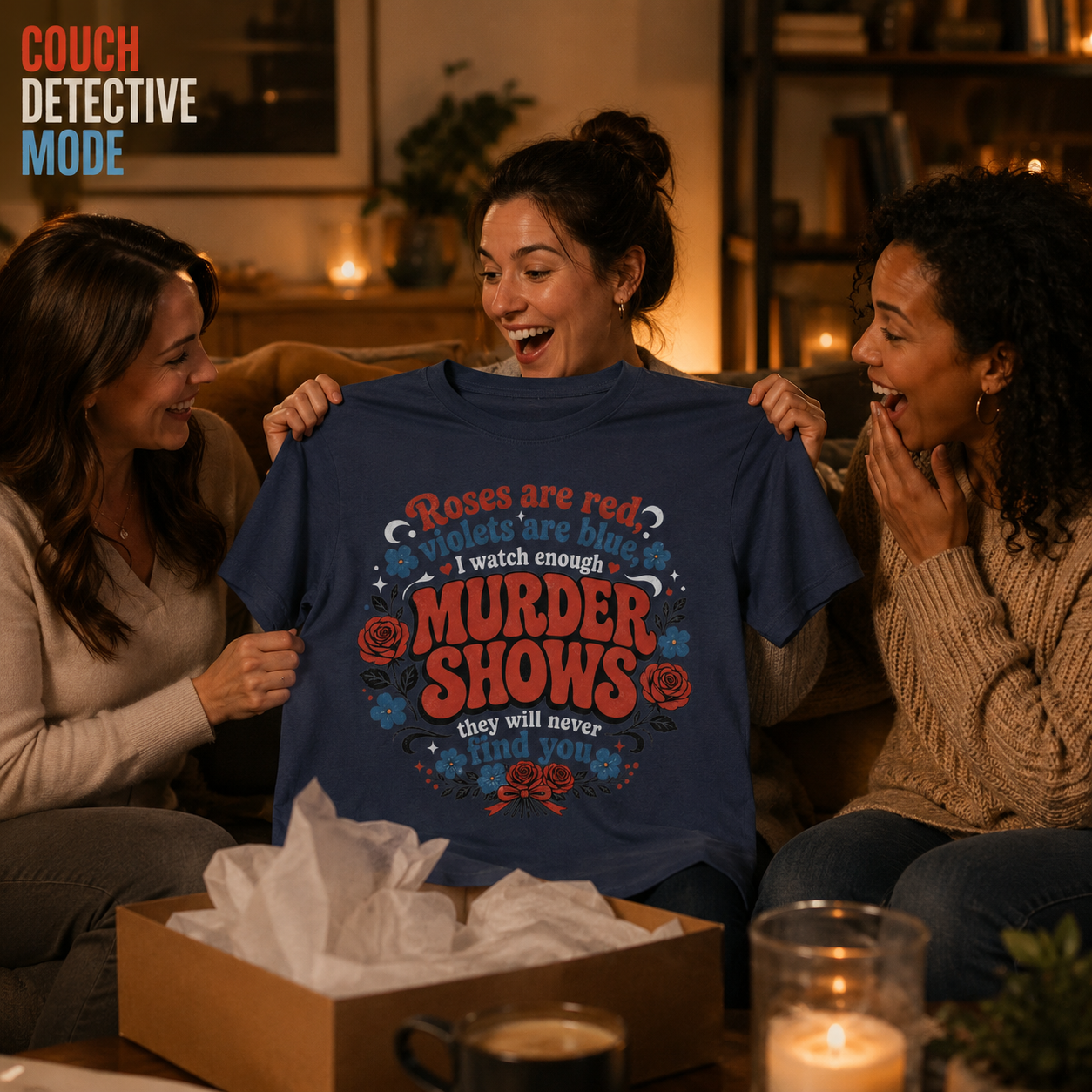 Murder Show & Roses Poem T-Shirt_group_gift