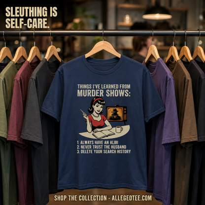 Murder Show Life Lessons T-Shirt_boutique_rack