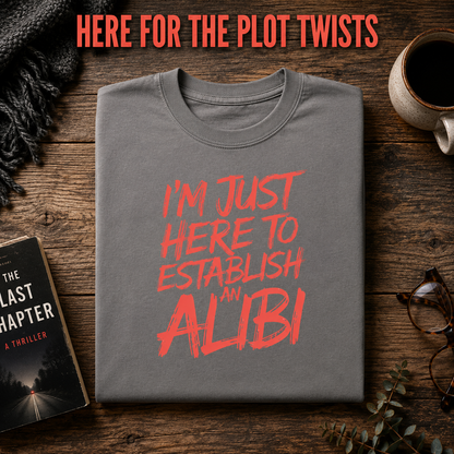 Establish an Alibi T-Shirt_folded_flatlay