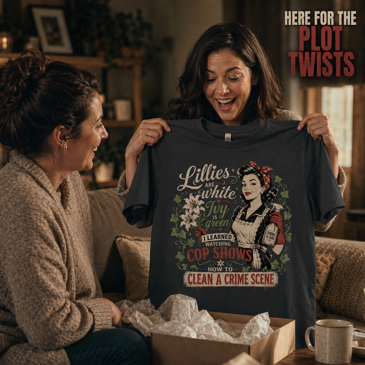 Clean A Crime Scene T-Shirt_group_gift