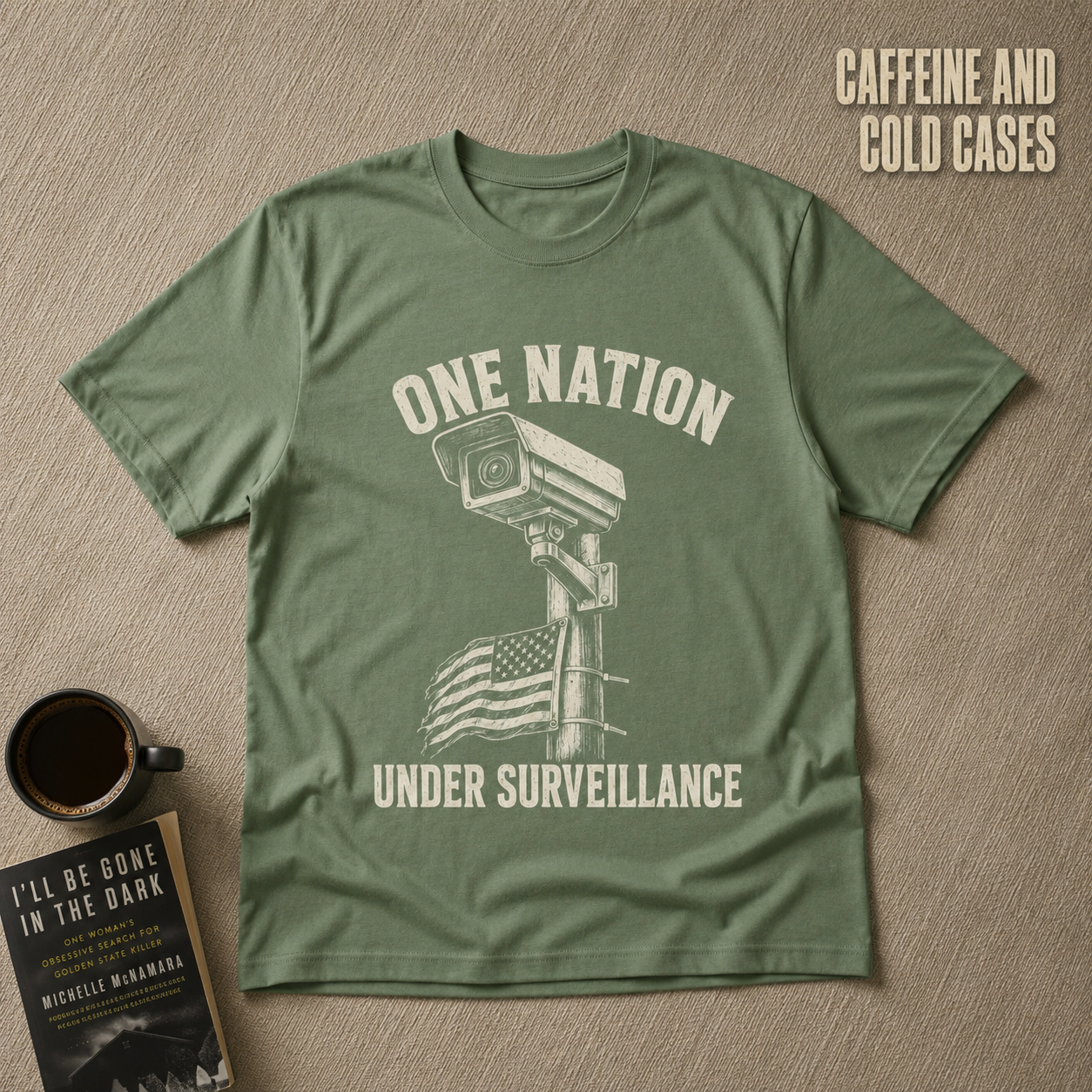 One Nation Under CCTV T-Shirt_min_flat