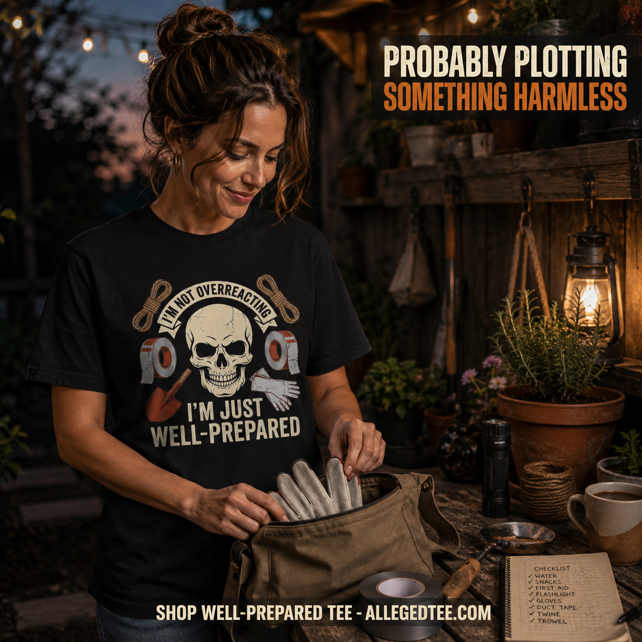 Well-Prepared Dark Humor T-Shirt_contextual