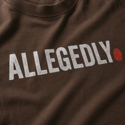 Allegedly Fingerprint T-Shirt_macro_detail