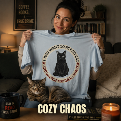 Pet Cat & Watch Murder T-Shirt_ugc_holdup