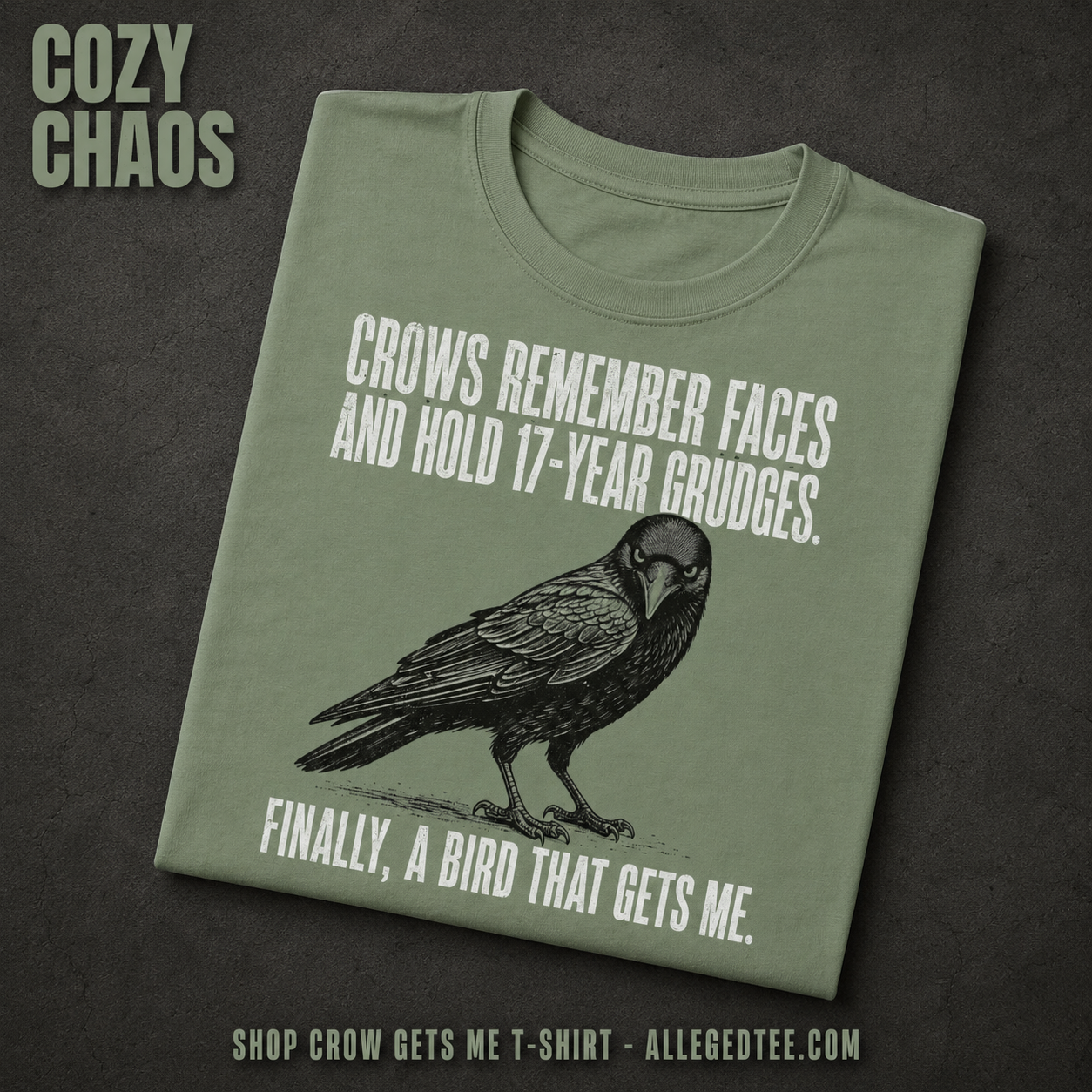 Crow Gets Me T-Shirt_fold_tilt