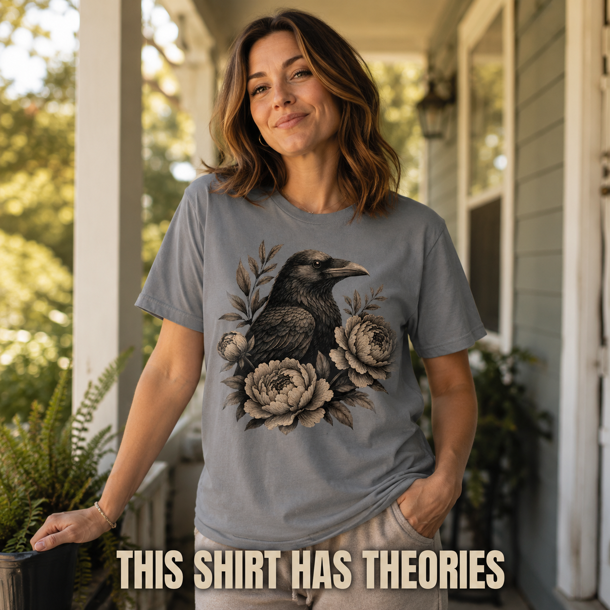 Mystic Raven T-Shirt_active_outdoor