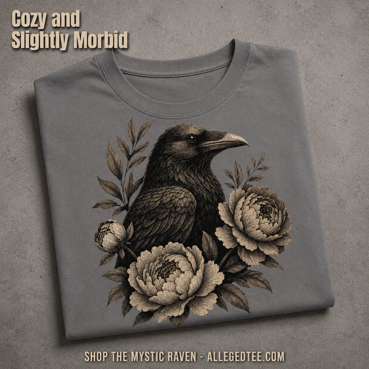 Mystic Raven T-Shirt_fold_tilt