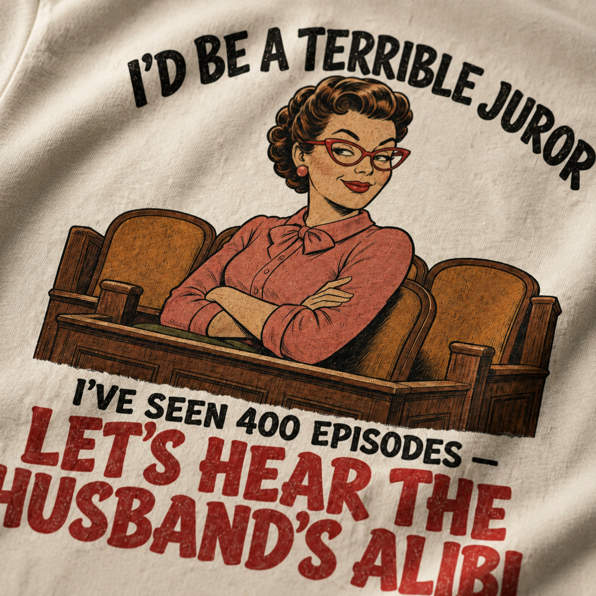 Terrible Juror T-Shirt_macro_detail