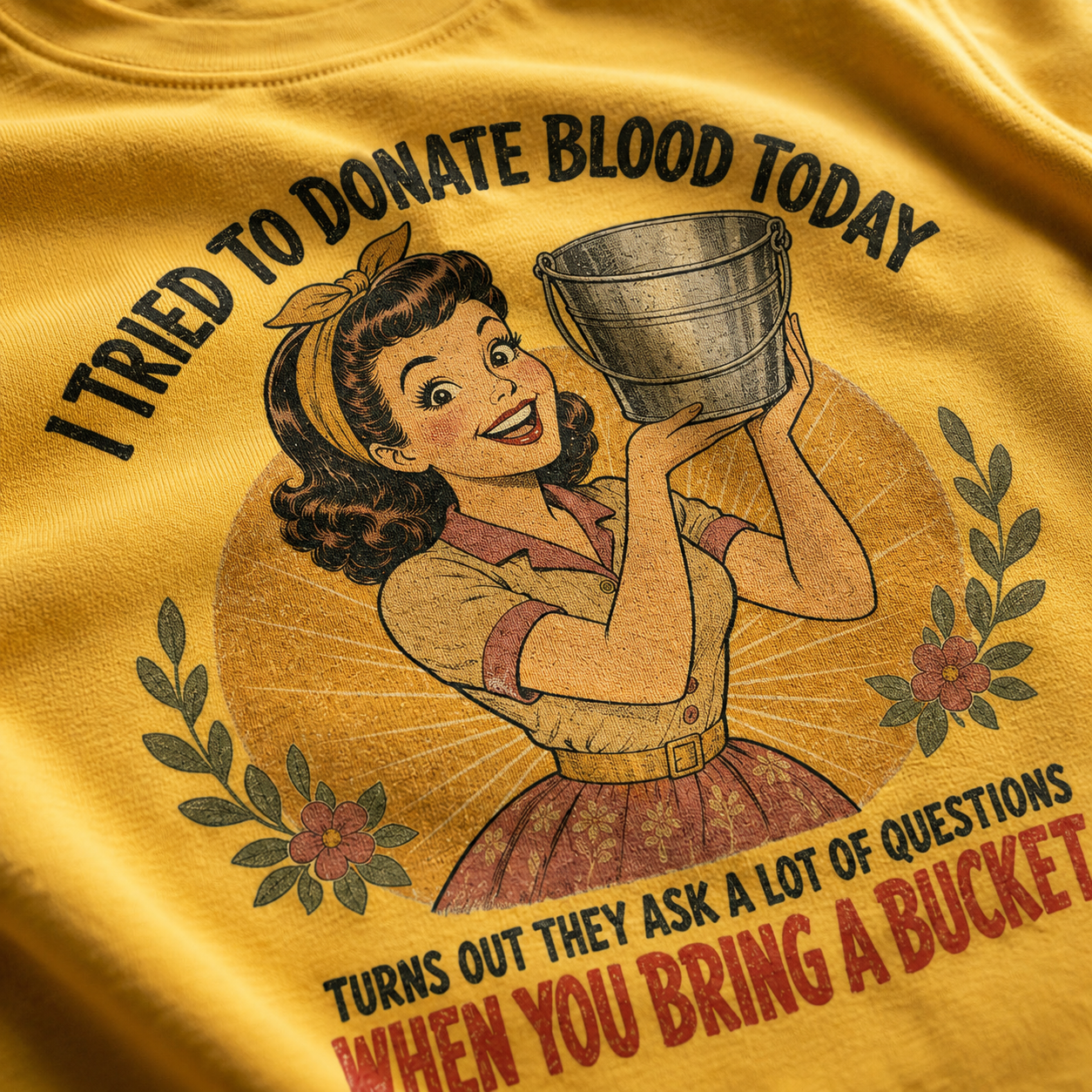 Blood Drive T-Shirt_macro_detail