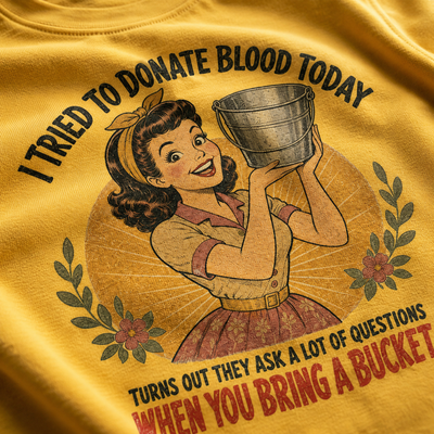 Blood Drive T-Shirt_macro_detail