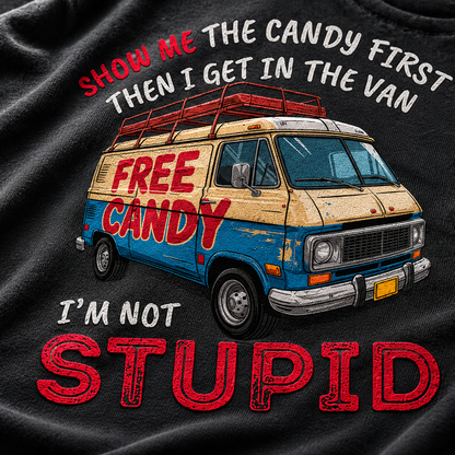 Show Me Stupid T-Shirt_macro_detail