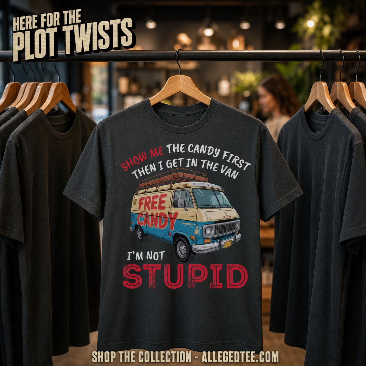 Show Me Stupid T-Shirt_boutique_rack