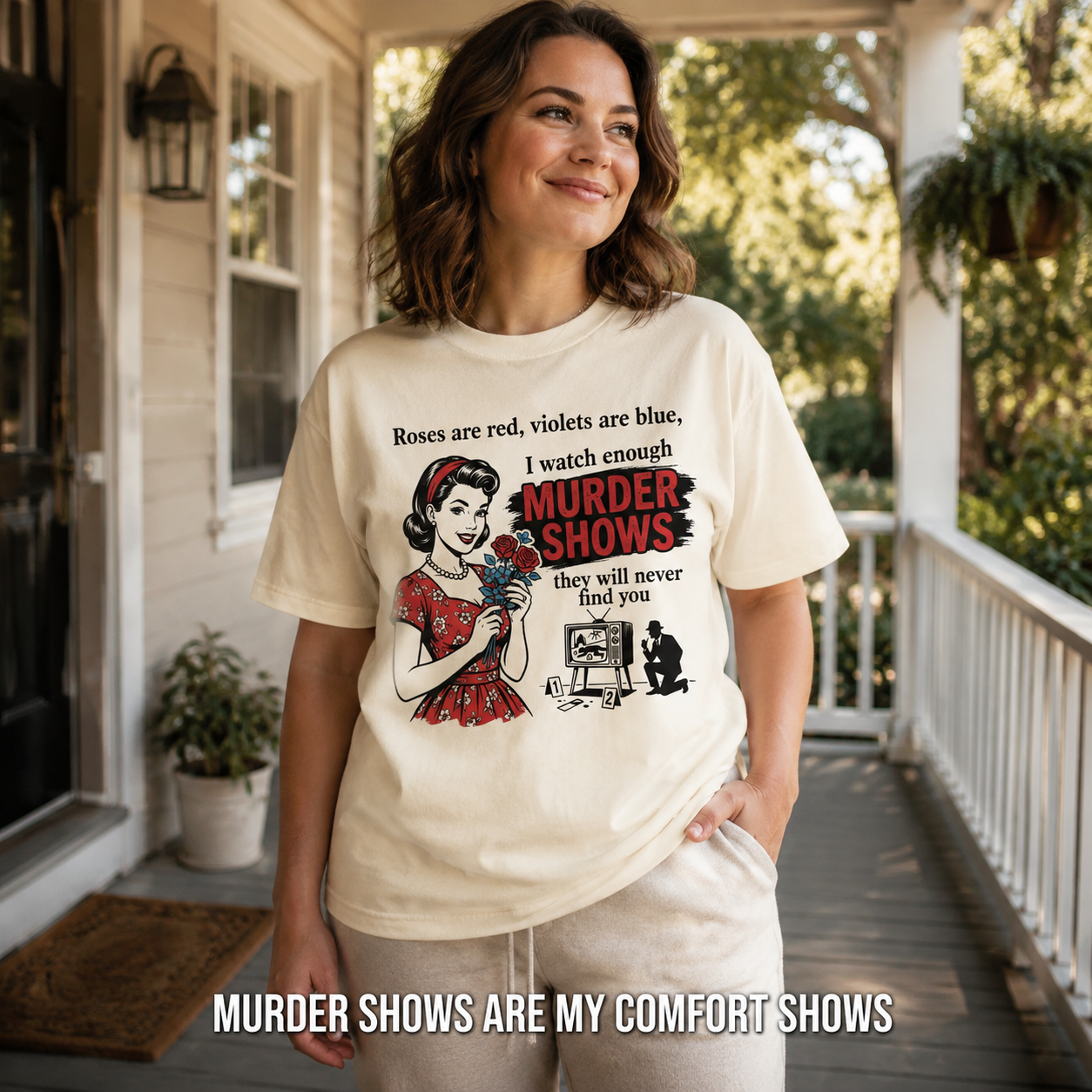 Murder Shows & Roses T-Shirt_active_outdoor