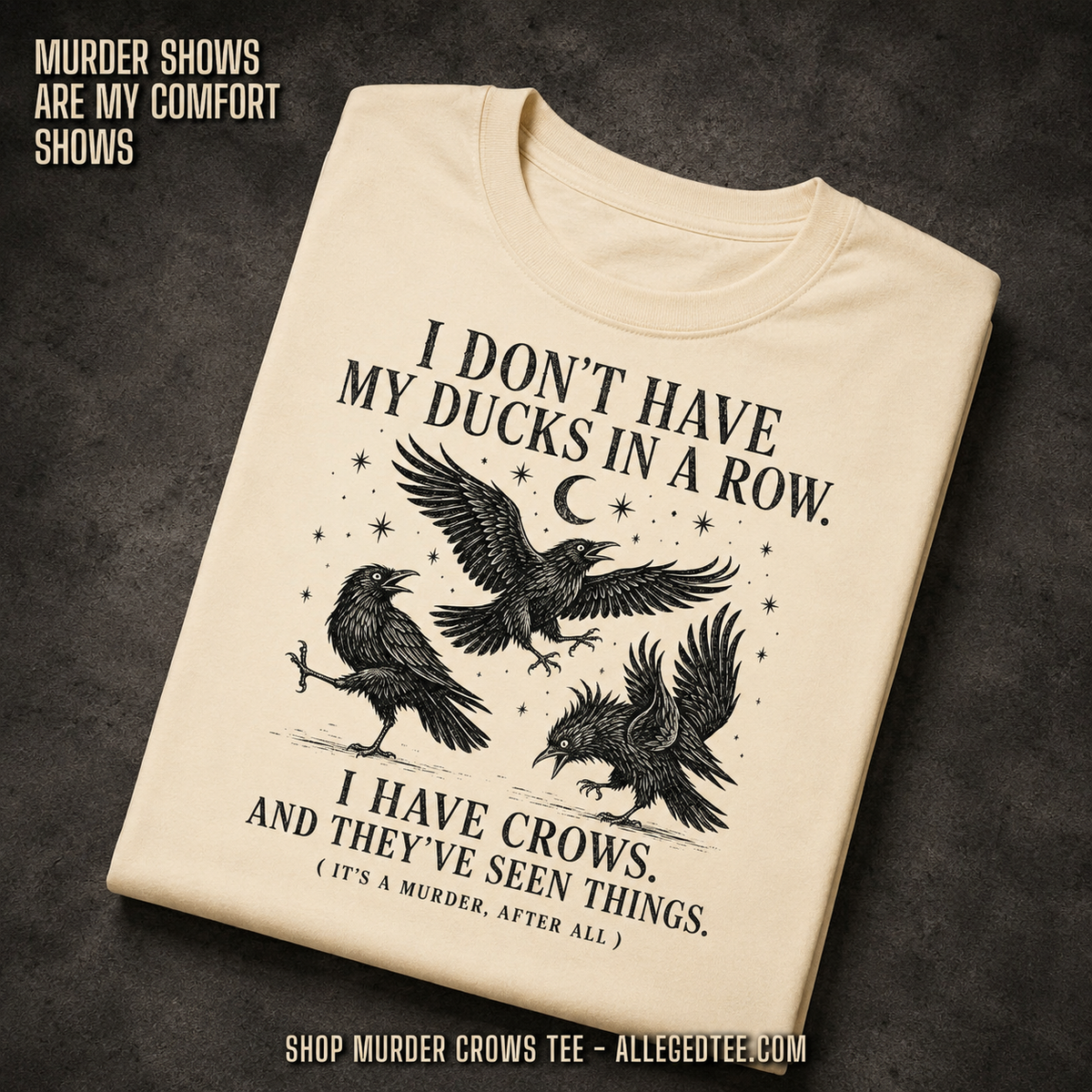 Murder Crows Dance T-Shirt_fold_tilt