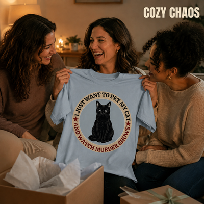 Pet Cat & Watch Murder T-Shirt_group_gift