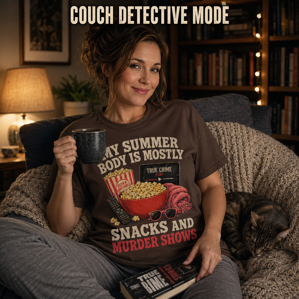 Snacks and Murder Shows T-Shirt_ls_prop
