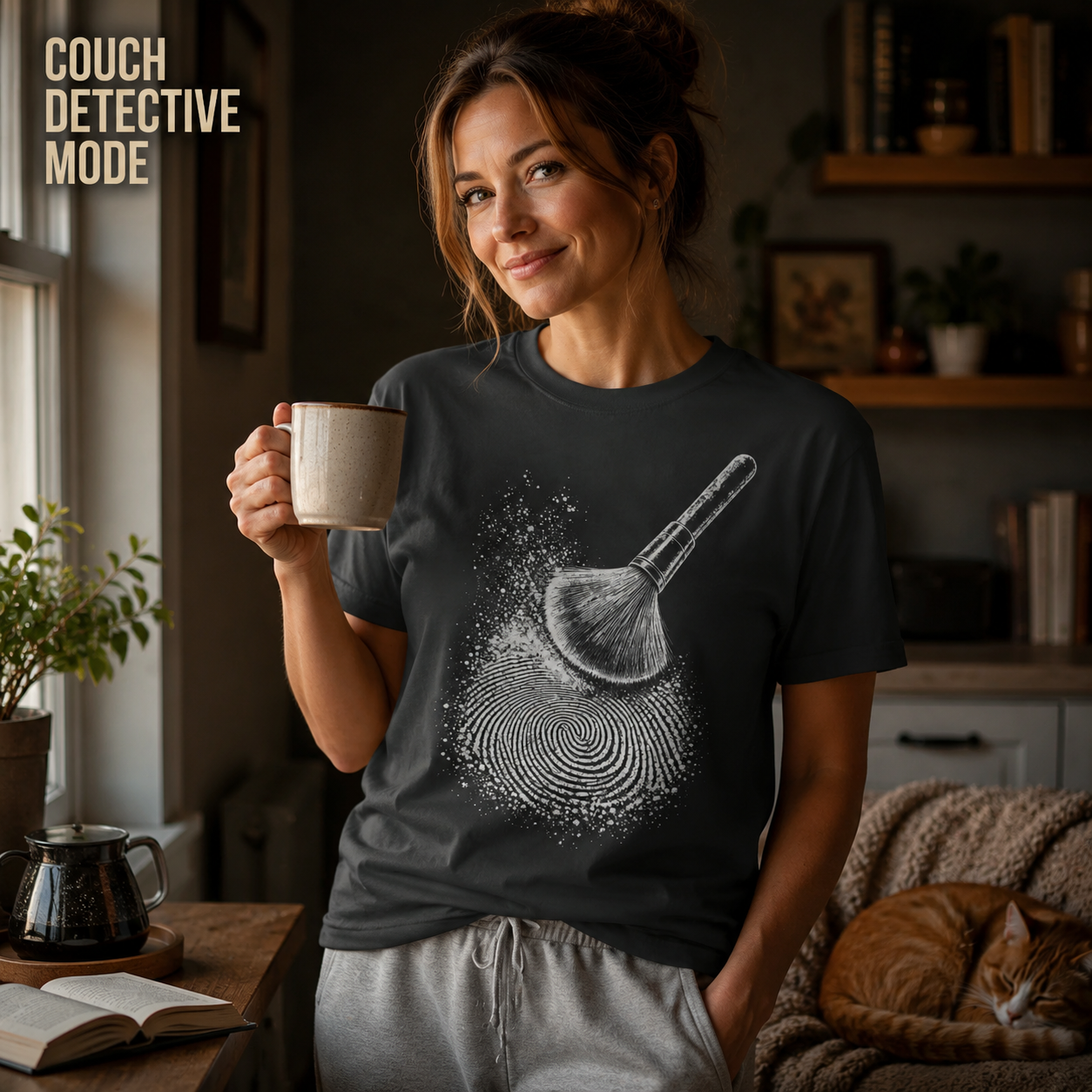 Fingerprint Clue T-Shirt_ls_indoor