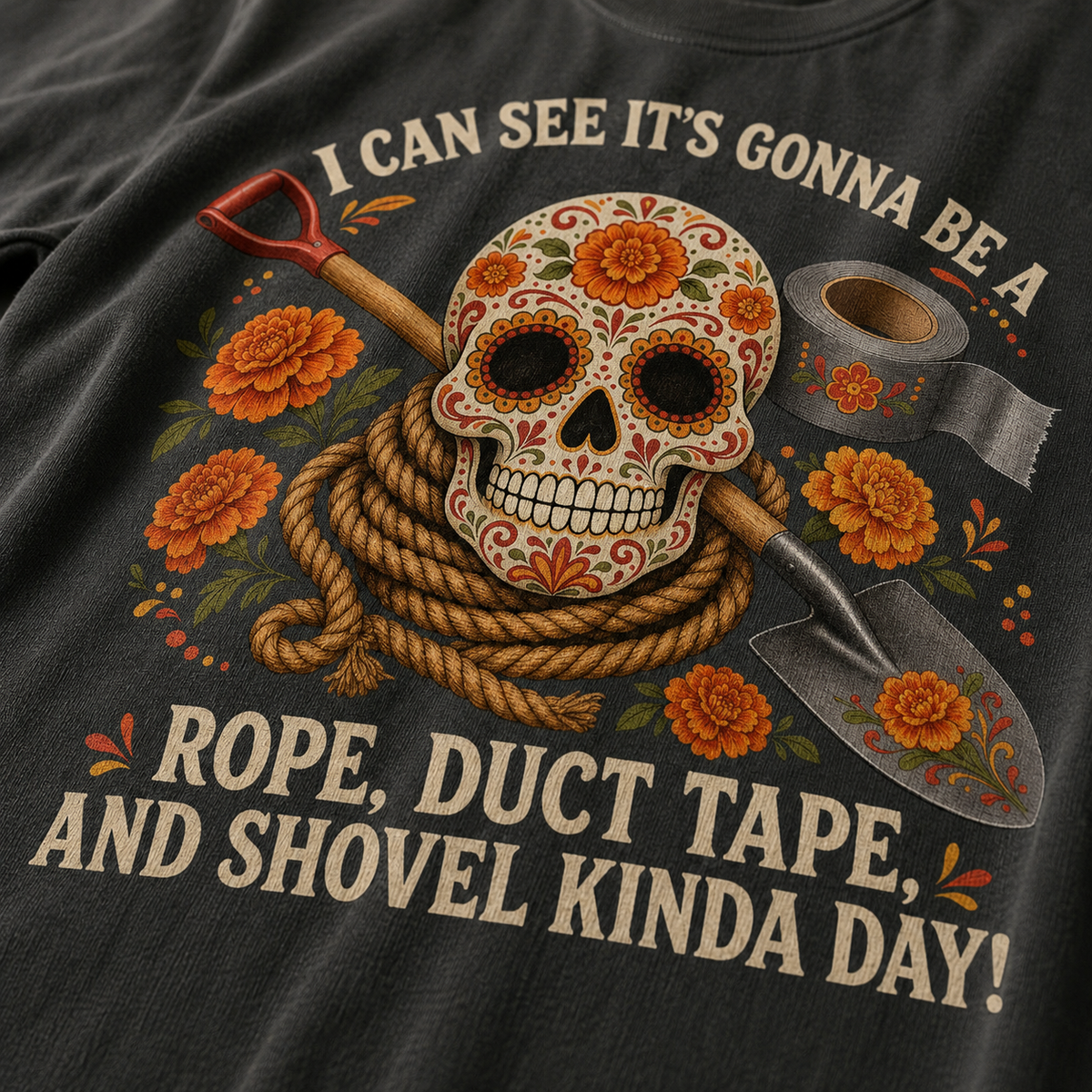 RDS Sugar Skull T-Shirt_macro_detail