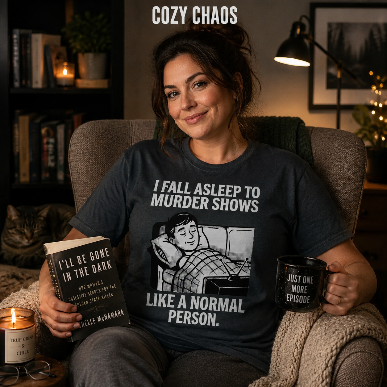 Murder Shows and Chill T-Shirt_ls_prop