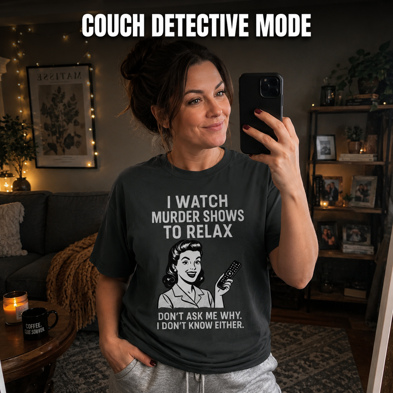 Murder Shows & Chill T-Shirt_ugc_mirror