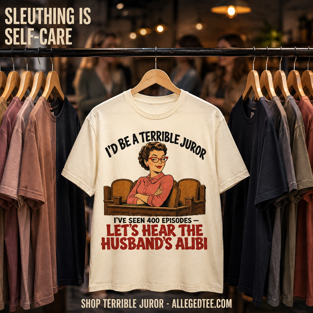 Terrible Juror T-Shirt_boutique_rack