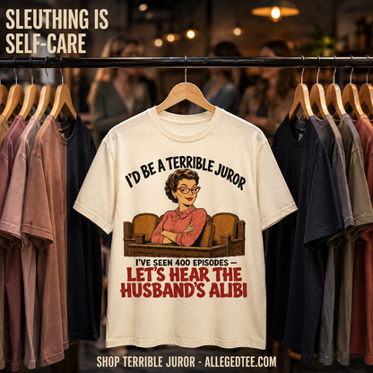 Terrible Juror T-Shirt_boutique_rack