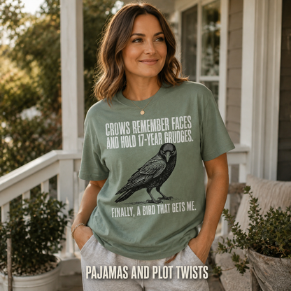 Crow Gets Me T-Shirt_active_outdoor