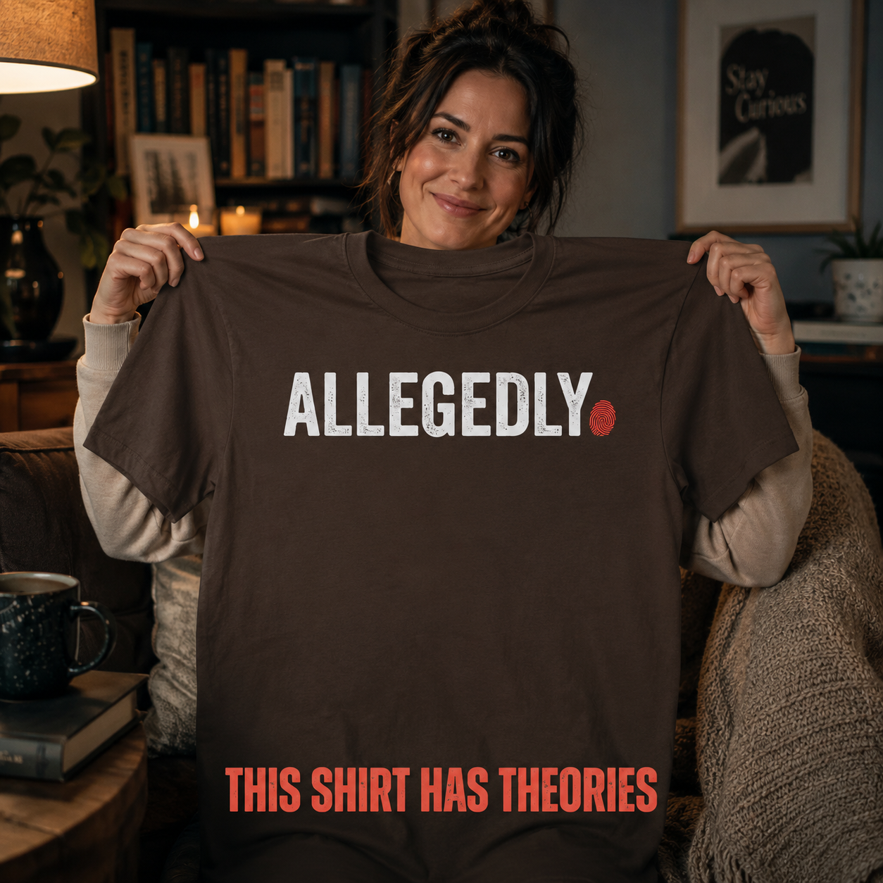 Allegedly Fingerprint T-Shirt_ugc_holdup