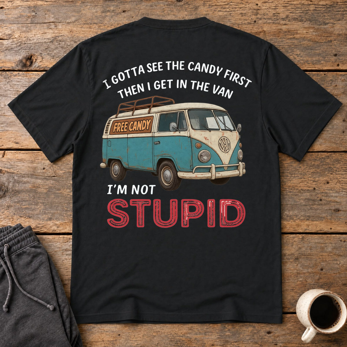 Free Candy Logic Back Print Tee - Black