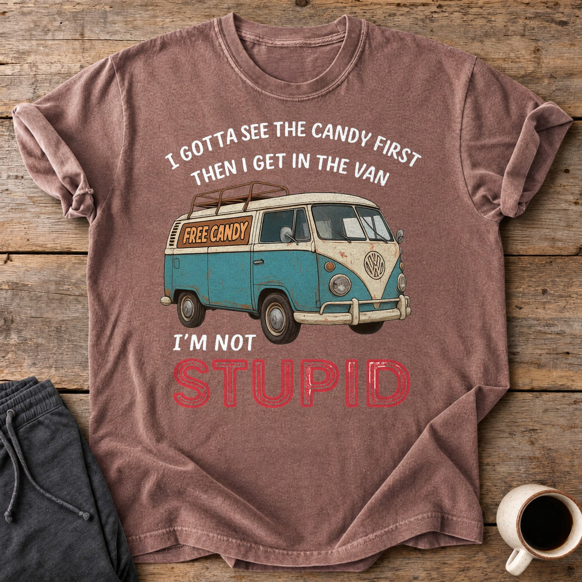 Free Candy Logic Premium Tee - Espresso
