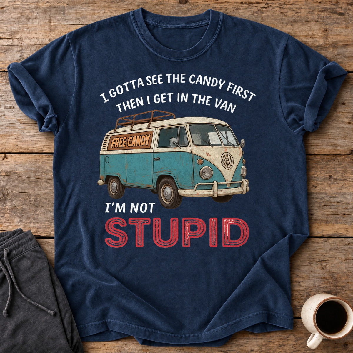 Free Candy Logic Premium Tee - Navy