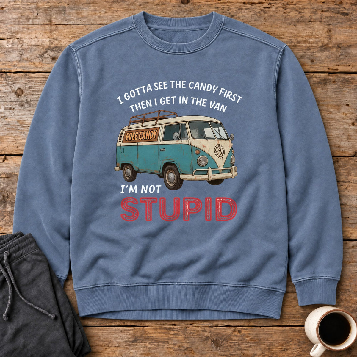 Free Candy Logic Sweatshirt - Blue Jean