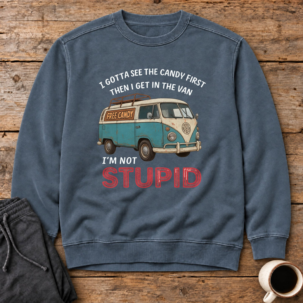 Free Candy Logic Sweatshirt - Denim