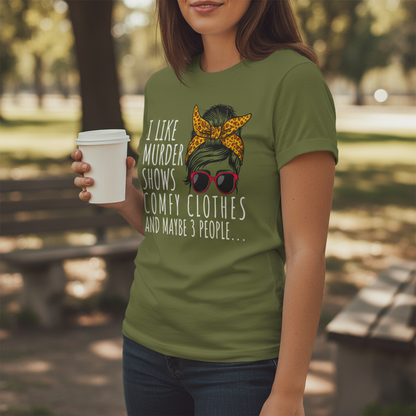 Murder Shows & Chill - T-Shirt_lifestyle